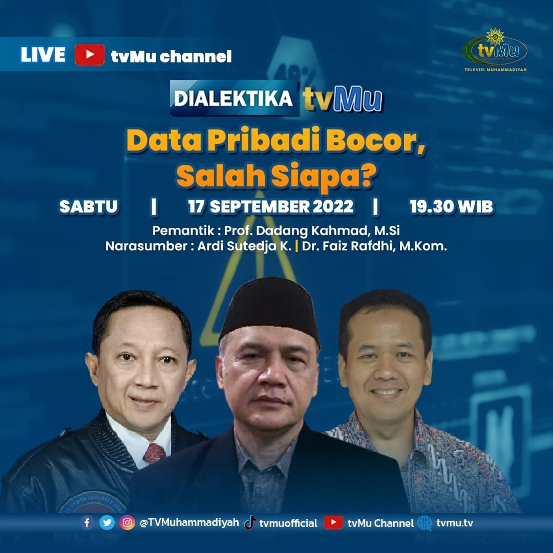 LIVE Dialektika TVMU: "Data Pribadi Bocor, Salah Siapa?"