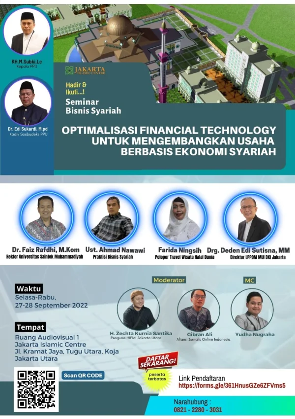 Optimalisasi FinTech untuk Mengembangkan Usaha Berbasis Ekonomi Syariah