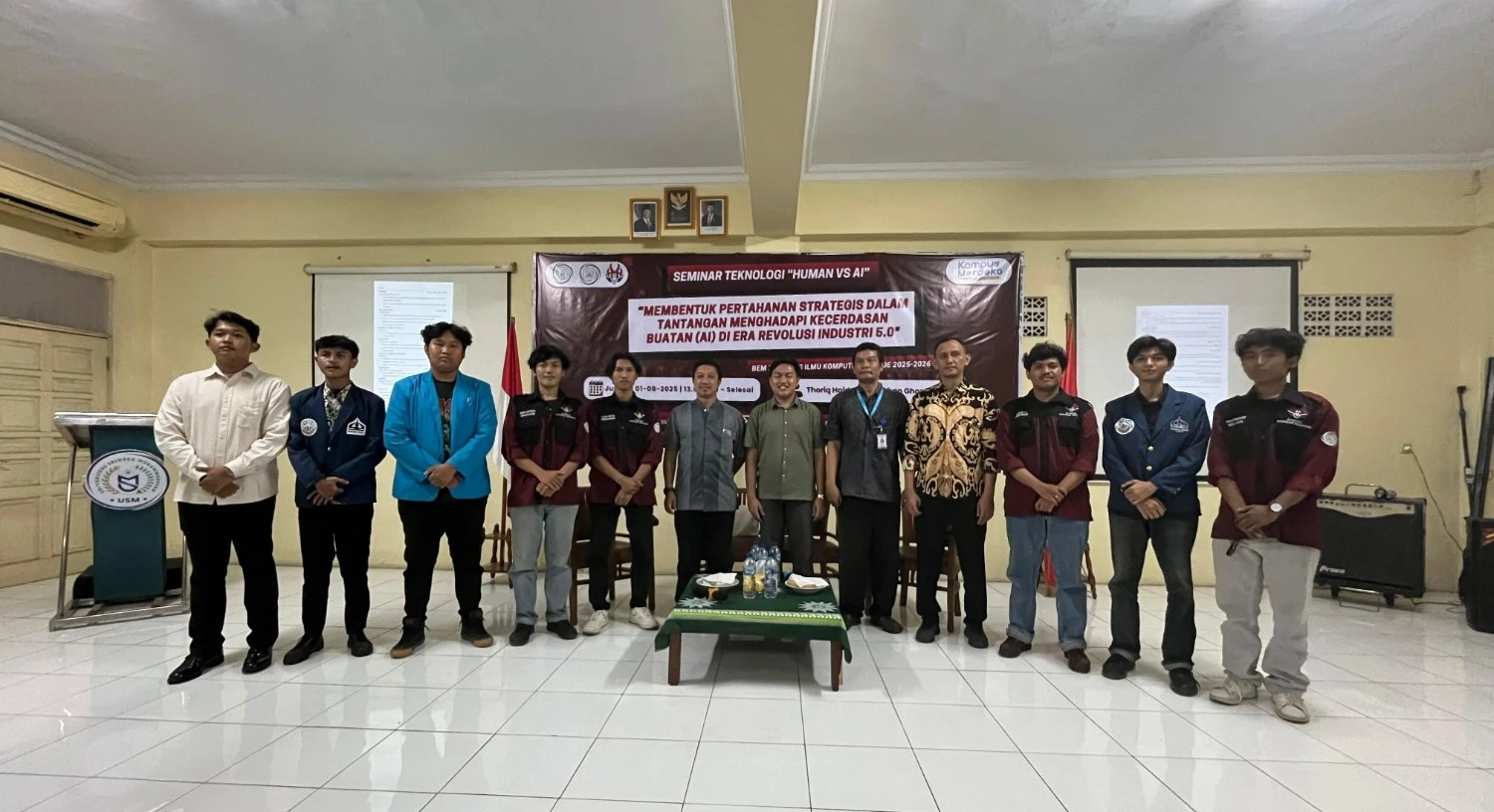Penuh Antusiasme! BEM FASILKOM Soroti Masa Depan Kecerdasan Buatan Melalui Seminar Teknolgi Human VS AI