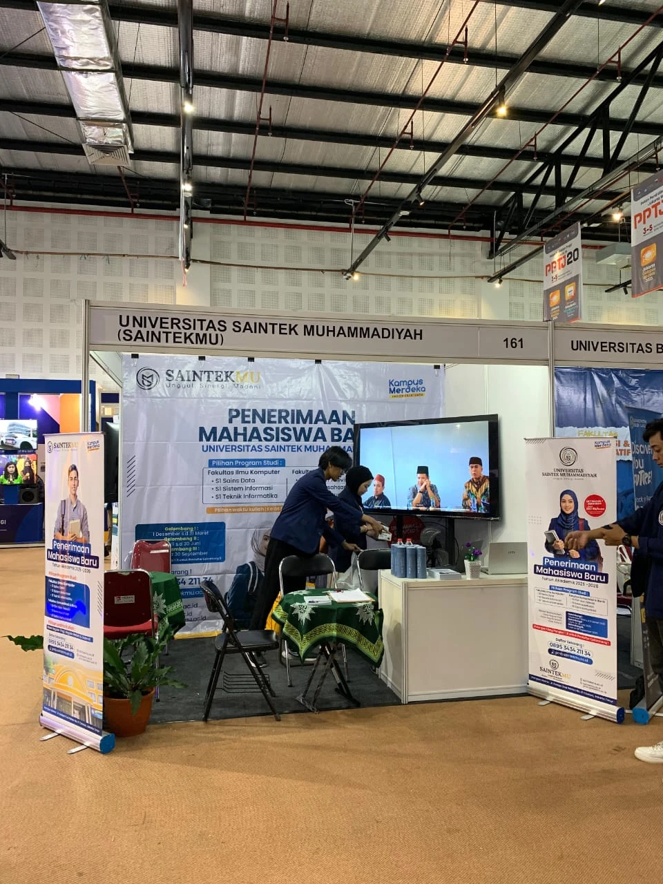 Ayo Kunjungi, SAINTEKMU Open Booth di Event Pekan Pendidikan Tinggi Jakarta 2025