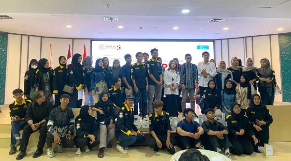 DIVISI HUMAS & KEMITRAAN BEM FAKULTAS KOMUNIKASI & BISNIS UNIVERSITAS SAINTEK MUHAMMADIYAH BERKOLABORASI DENGAN PERHUMAS MUDA JAKARTA RAYA DALAM KEGIATAN RECON PR 2.0 2025