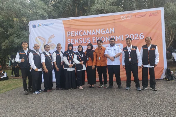 Mahasiswa dan Dosen SaintekMu Ambil Bagian dalam Pencanangan Sensus Ekonomi 2026 Jakarta Timur