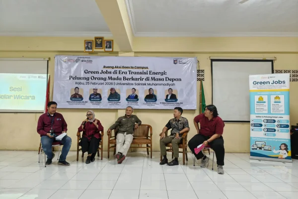 Kolaborasi Coaction dan SaintekMu Bahas Peluang Green Jobs bagi Mahasiswa