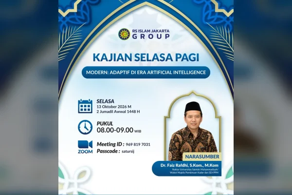 RSIJ Group Gelar Kajian Selasa Pagi, Bahas Adaptasi Manusia di Era AI